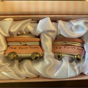 New Nordstroms Mud Pie First Tooth and First Curl Set